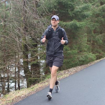 Maratonløper i Maratonkarusellen 2023